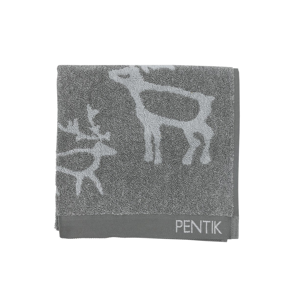 Pentik Saaga Grey Hand Towel - Image 3