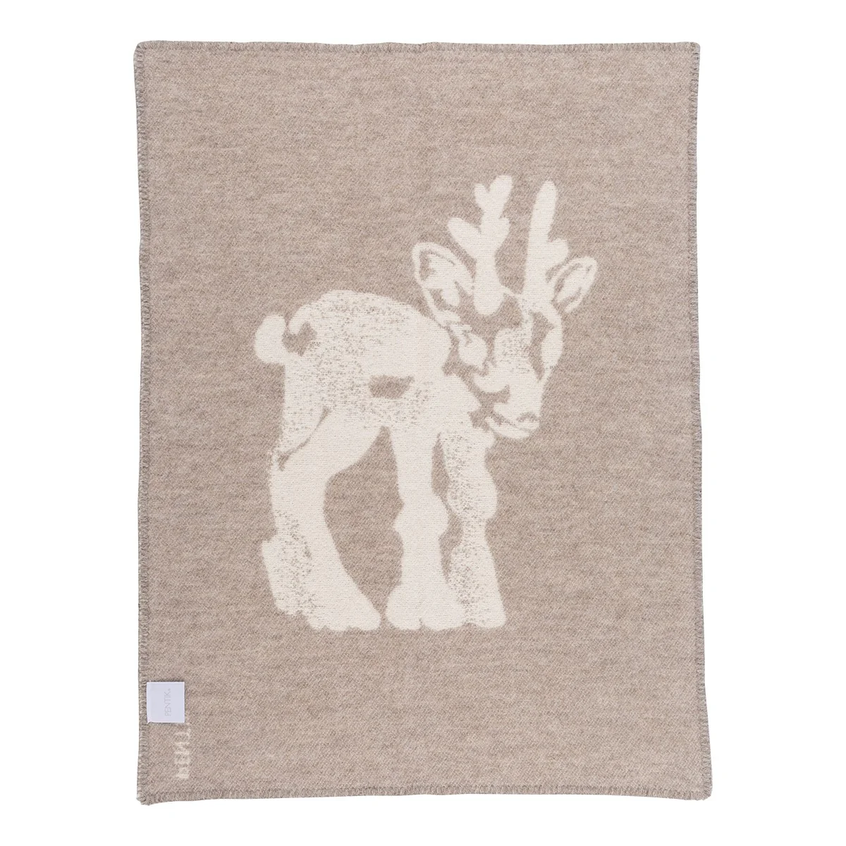 Pentik Vasa Light Brown Baby Blanket - Image 3