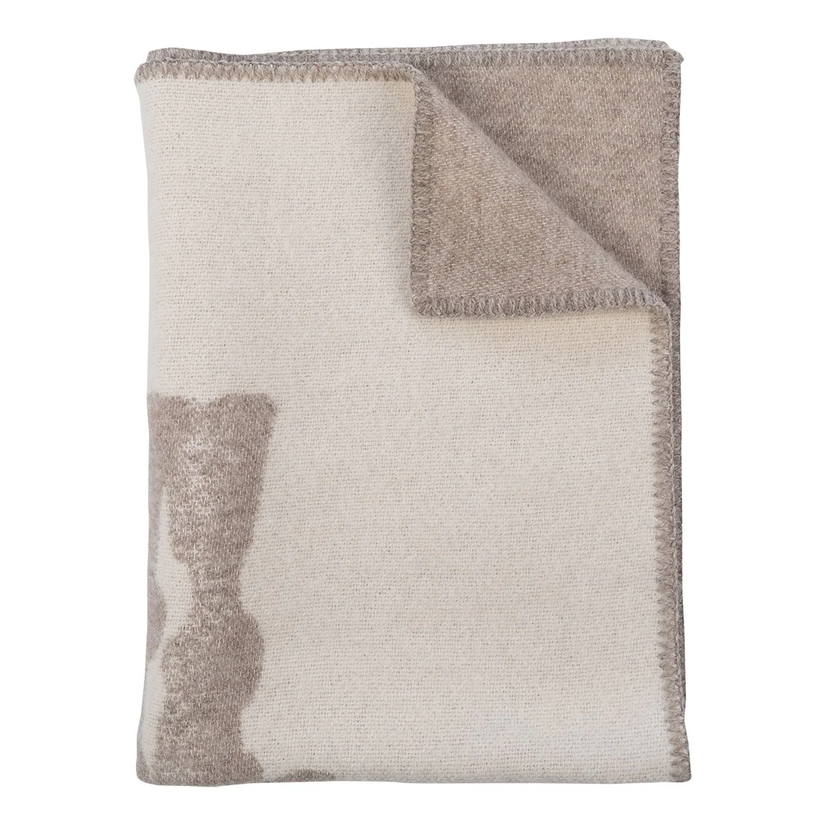 Pentik Vasa Light Brown Baby Blanket - Image 4