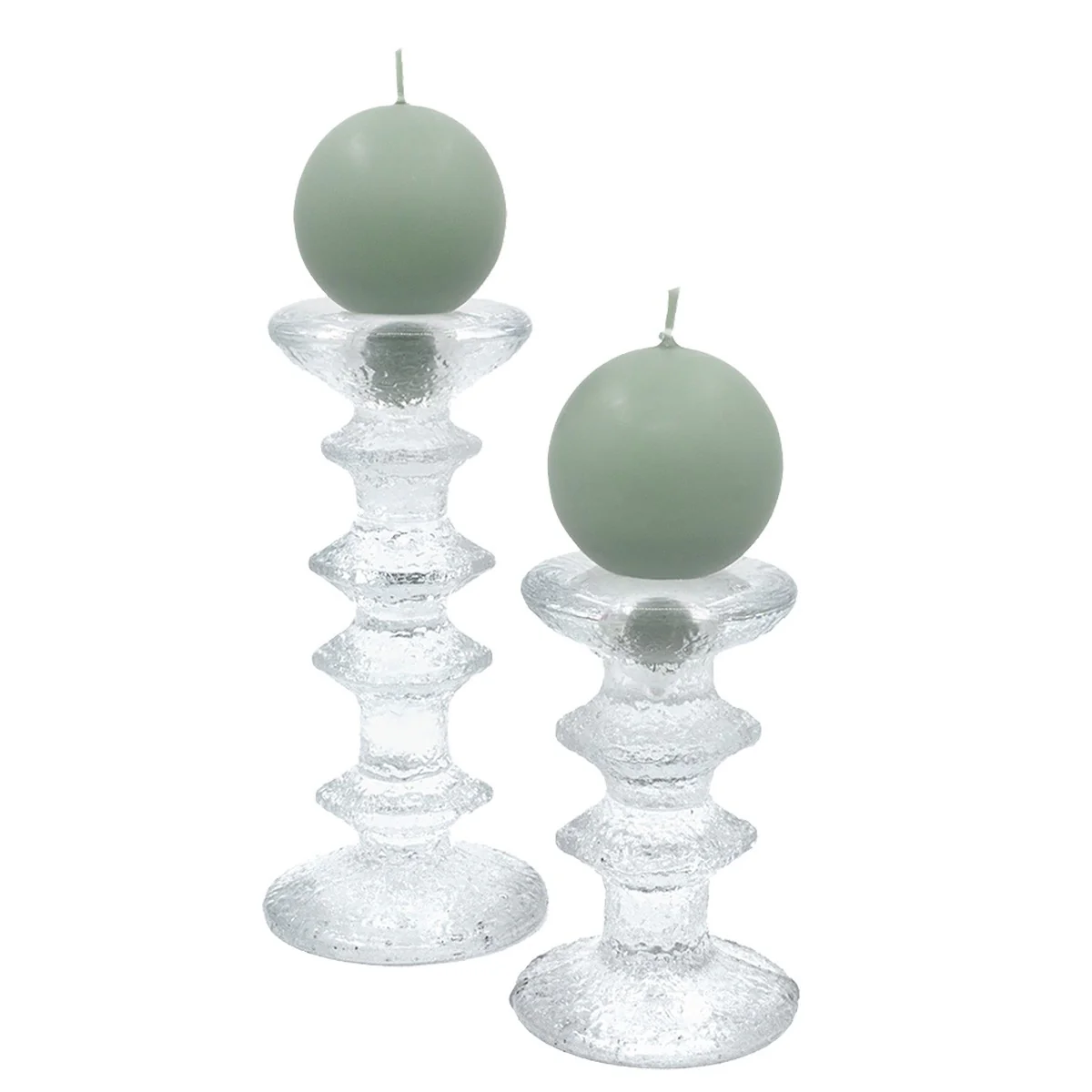 Festivo Jade Ball Candles - Set of 2 - Image 4