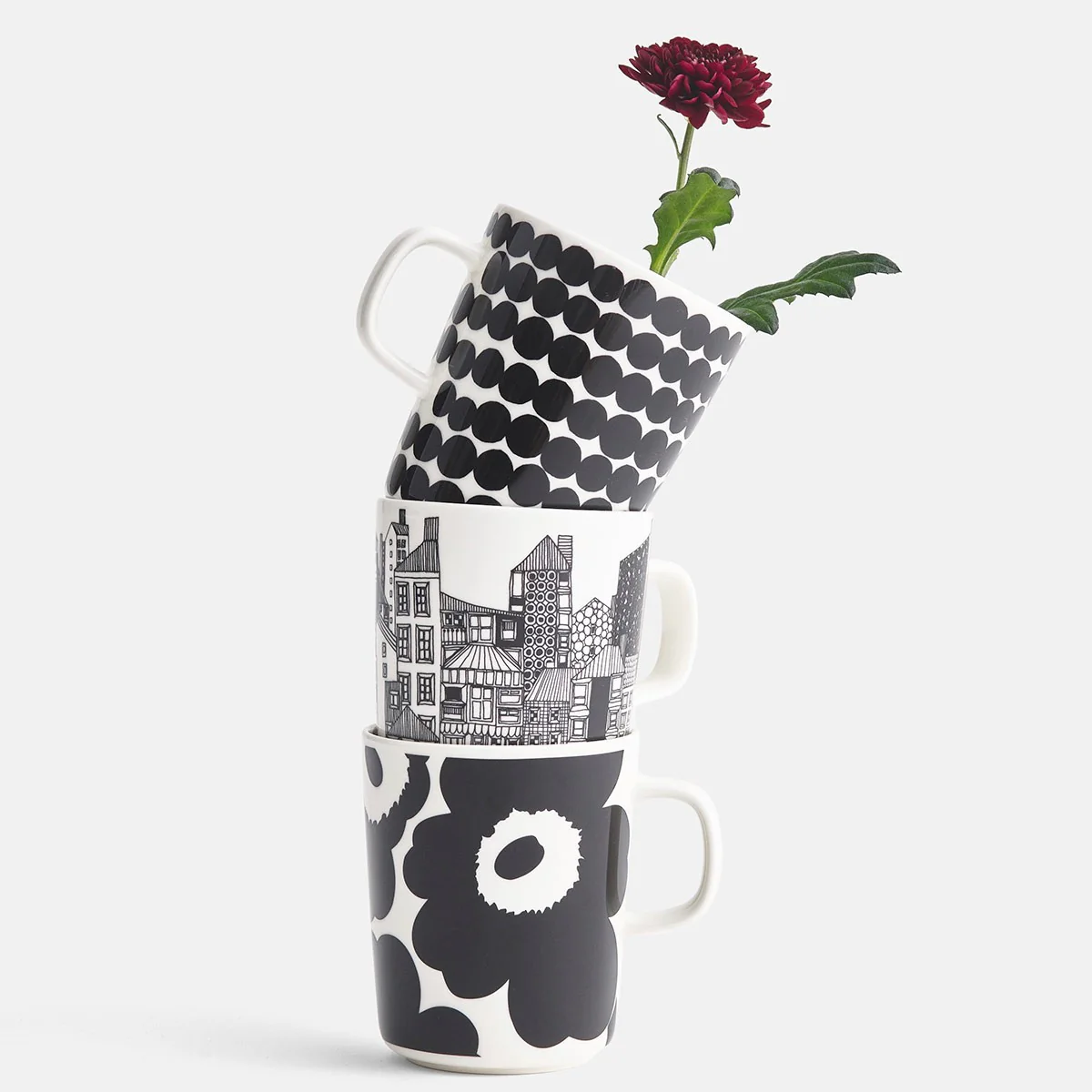 Marimekko Rasymatto Black / White Mug - Image 4