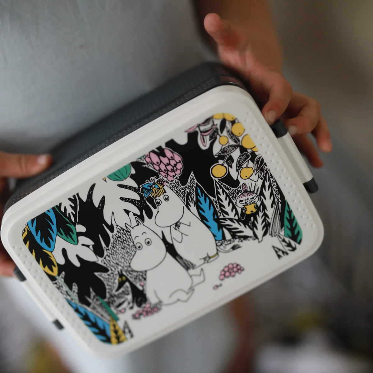 Moomin Jungle Grey / White Small Children's Lunch Box - Image 2
