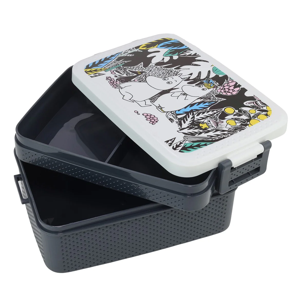 Moomin Jungle Grey / White Small Children's Lunch Box - Image 3