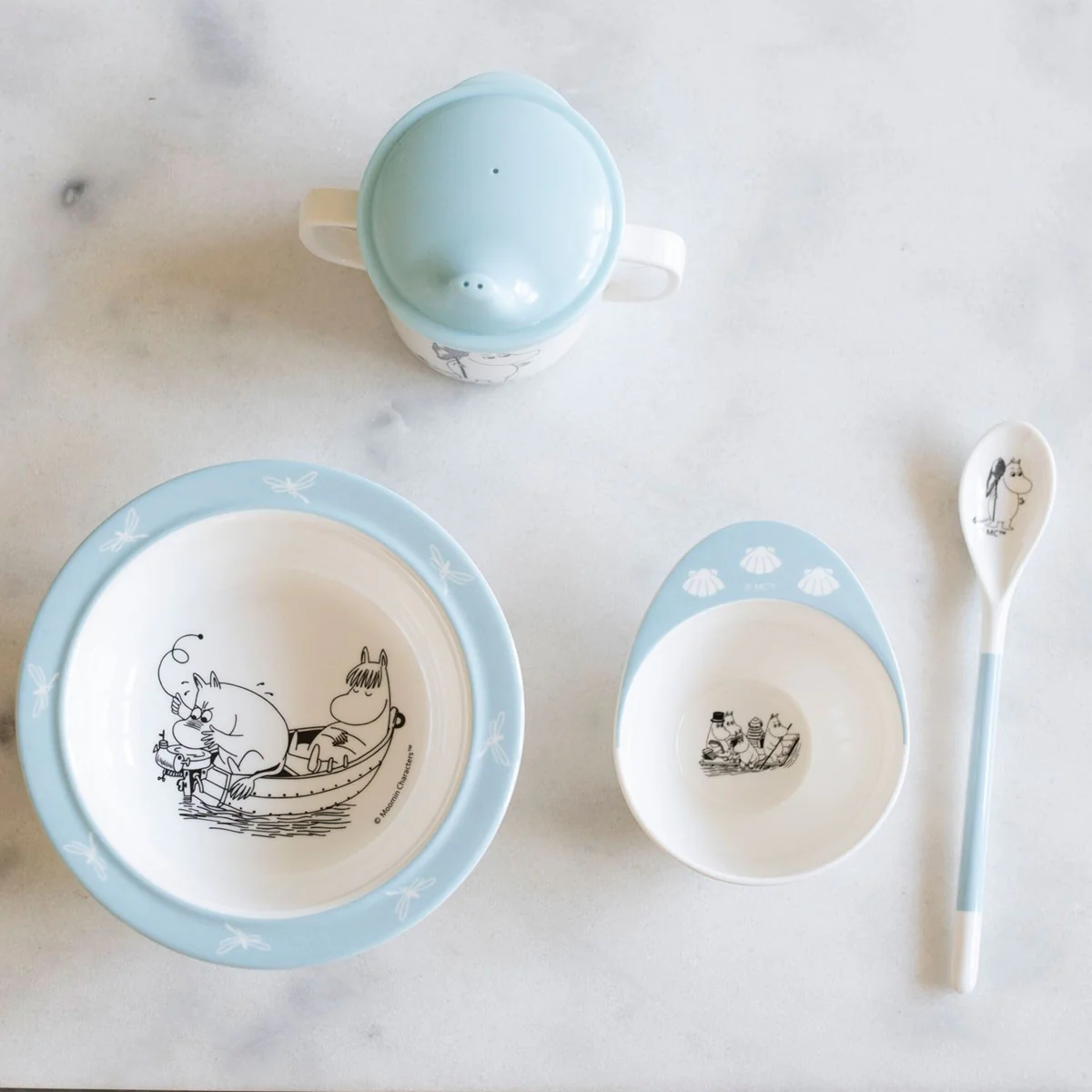 Moomin Turquoise Baby Sippy Cup - Image 2