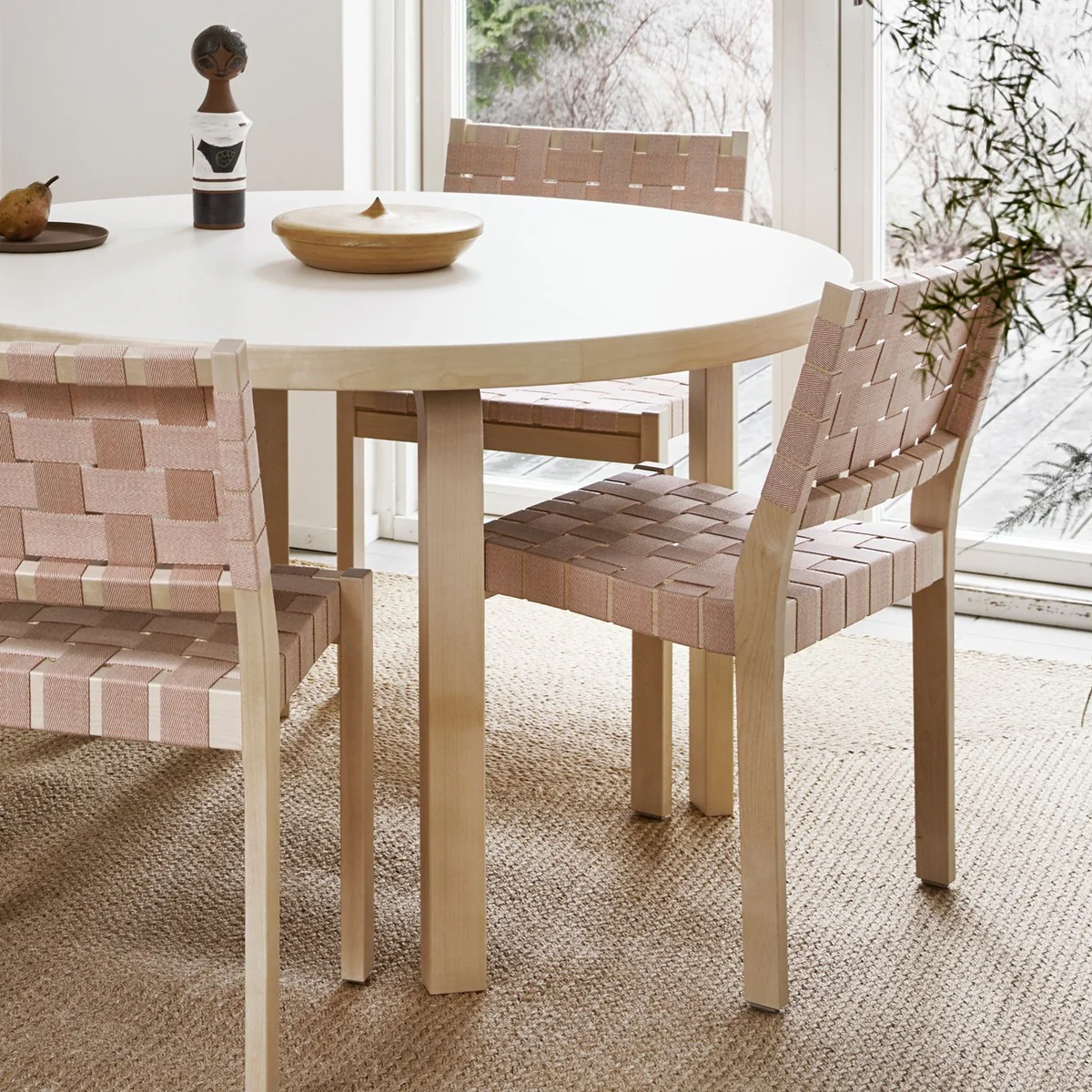 Artek Aalto Natural / Red Aalto Replacement Webbing - Image 5