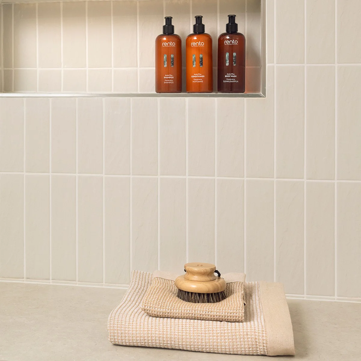 Rento Natural Bamboo Body Brush - Image 3