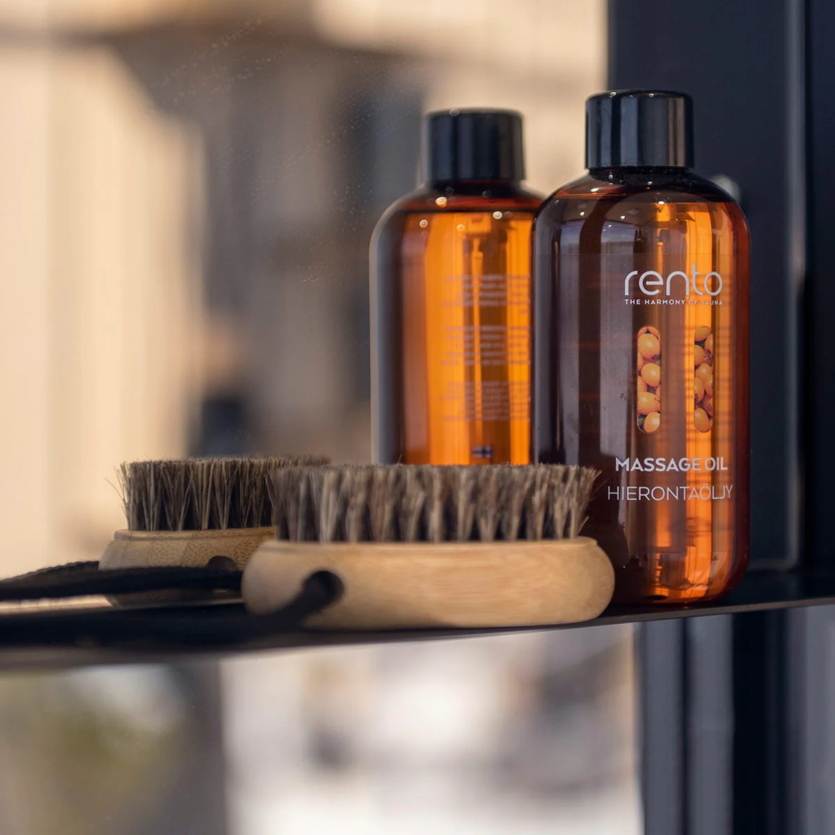 Rento Natural Bamboo Nail Brush - Image 2