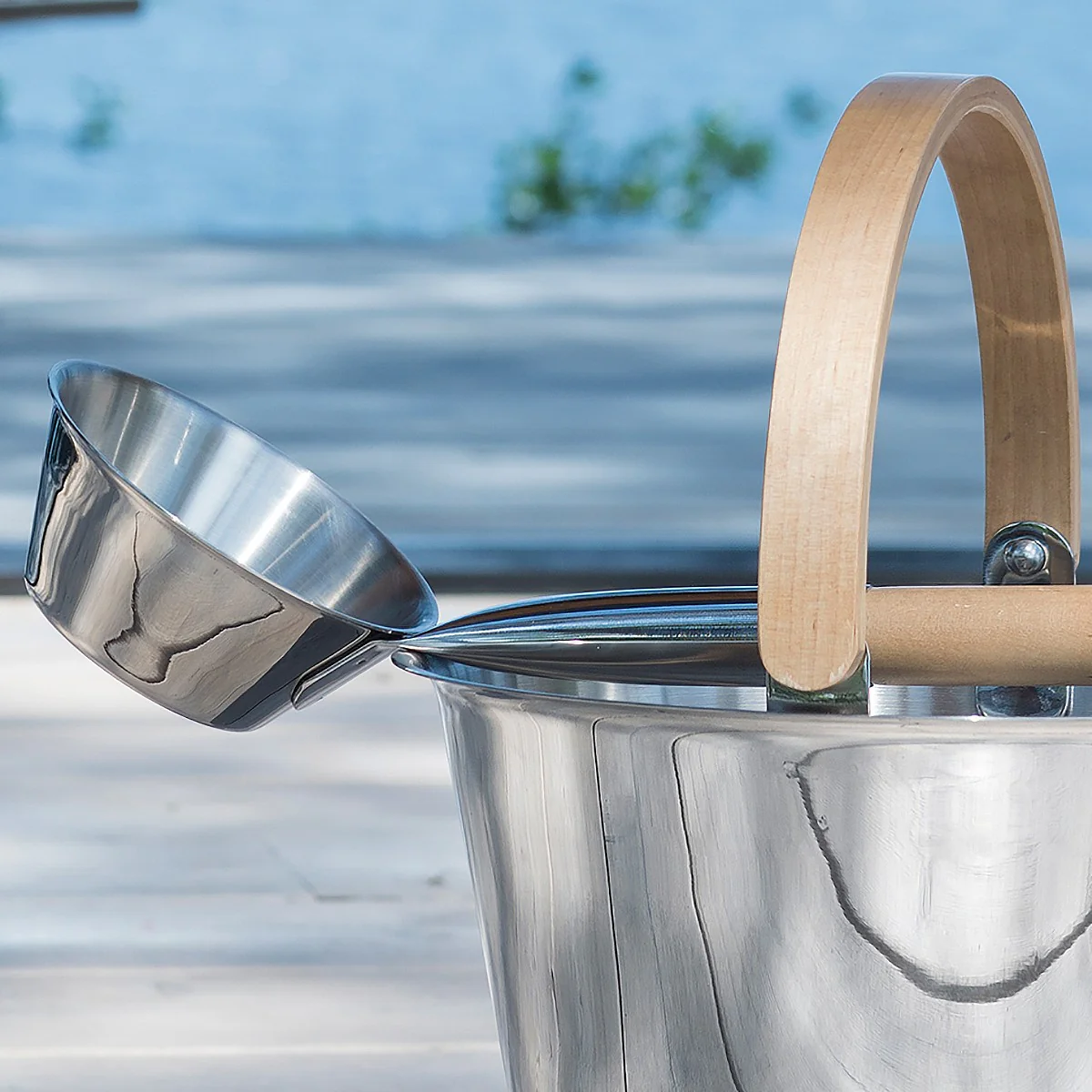 Rento x Harri Koskinen Sauna Pail / Ladle Set - Image 4