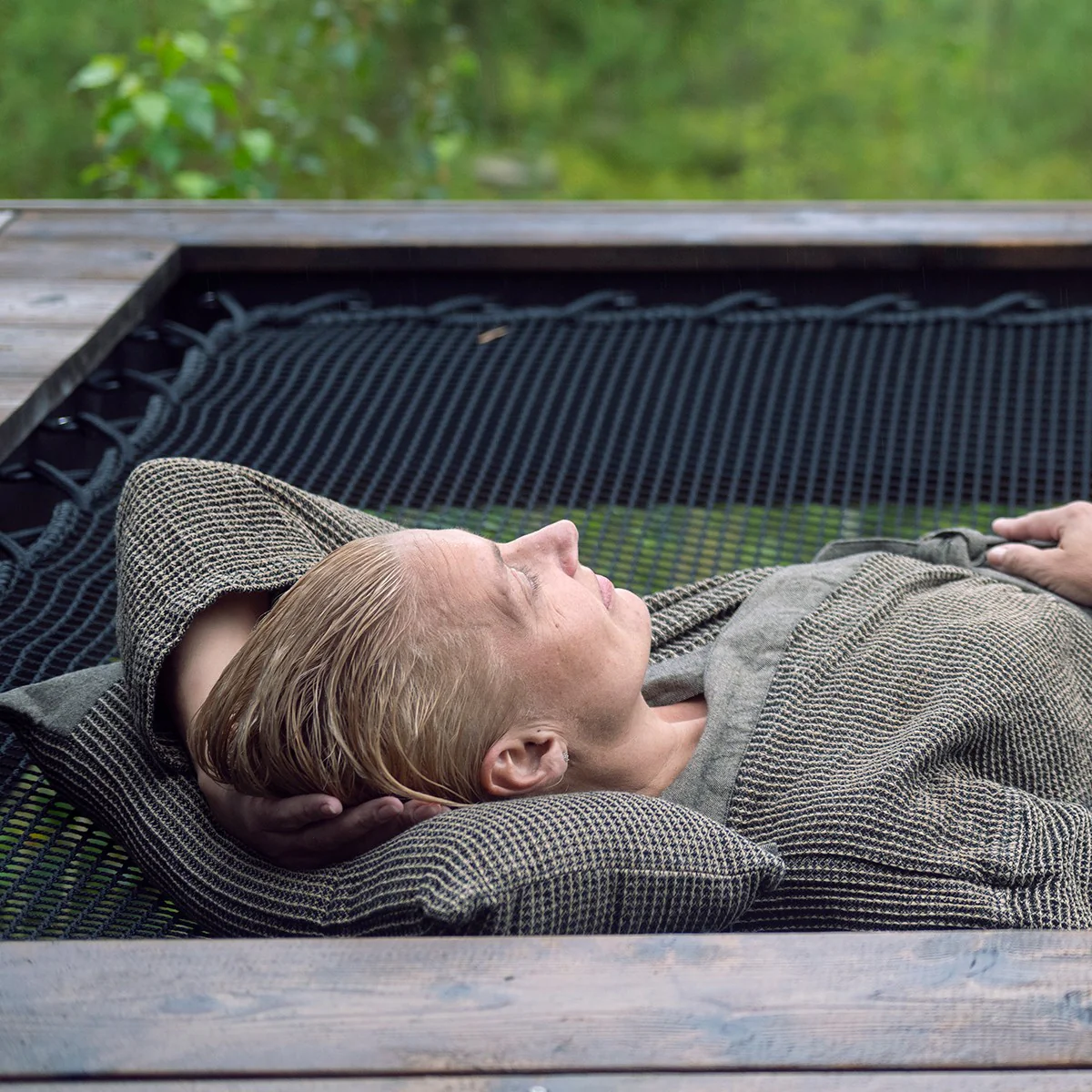 Rento Kenno Brown / Black Sauna Pillow - Image 3