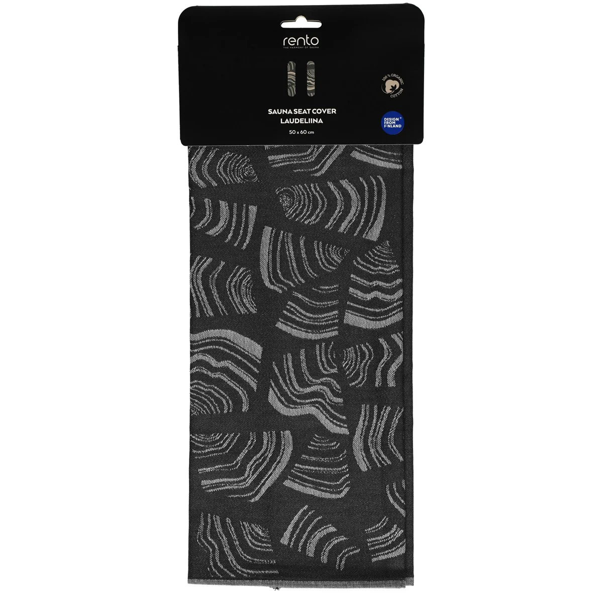 Rento Pino Black Sauna Seat Cover - Image 4