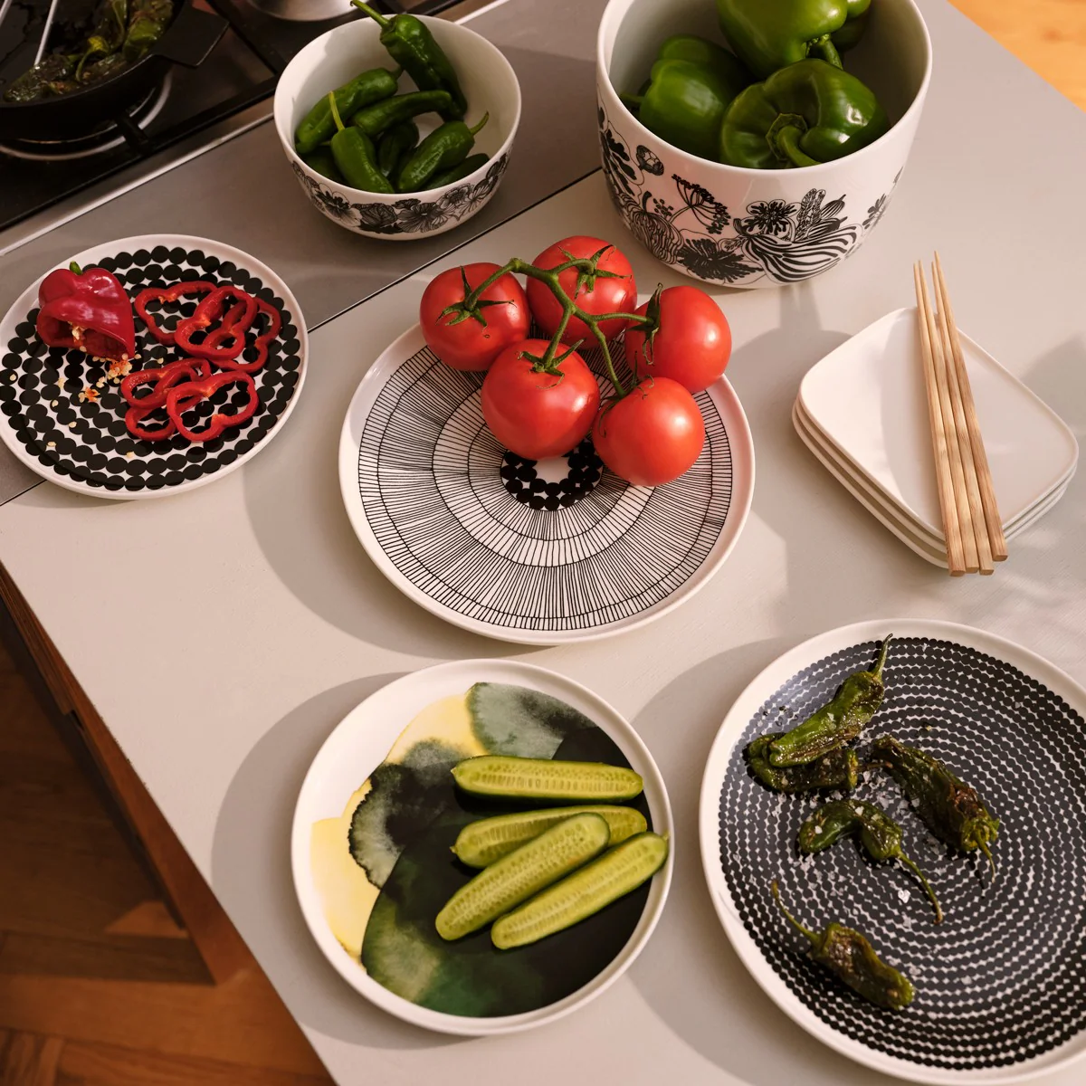 Marimekko Siirtolapuutarha Dinner Plate - Image 5