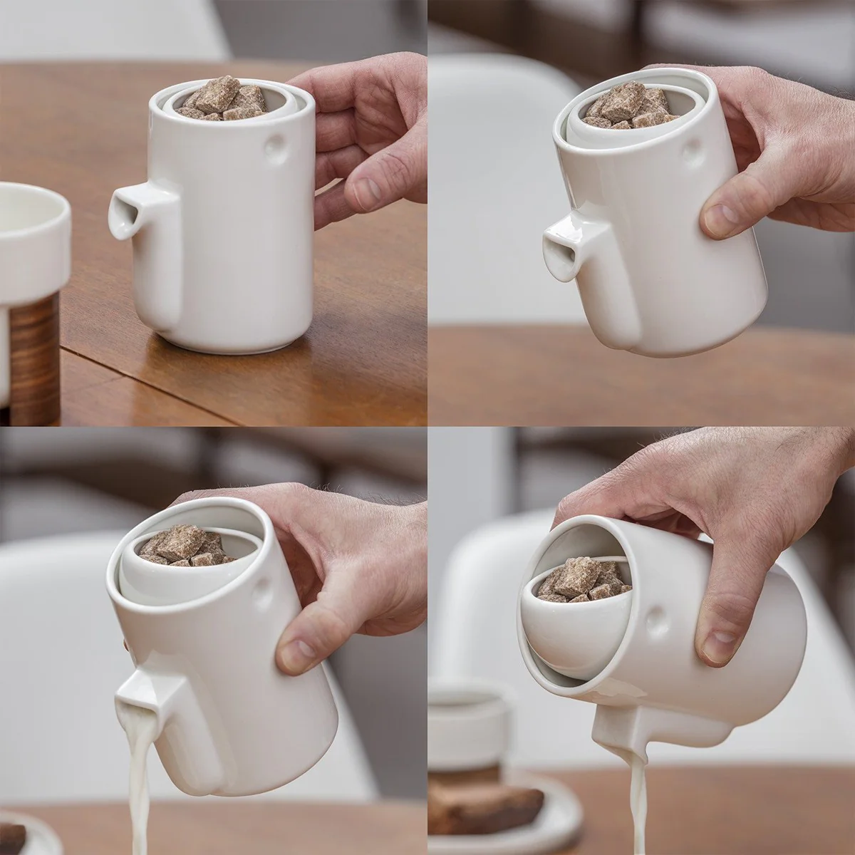 Tonfisk Newton White Milk & Sugar Set - Image 2