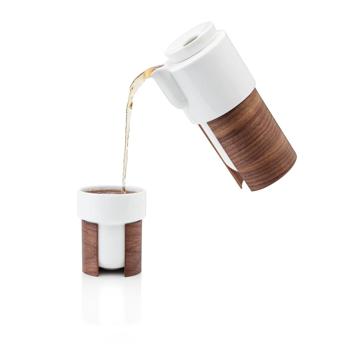 Tonfisk White Warm Small Tea / Coffee Pot - Image 3