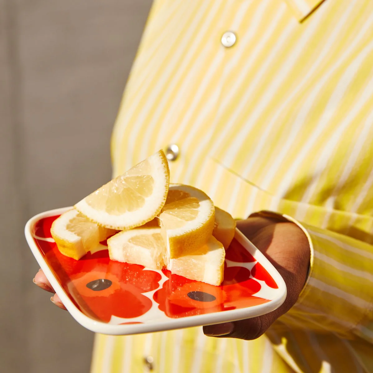 Marimekko Unikko Red Small Plate - Image 2