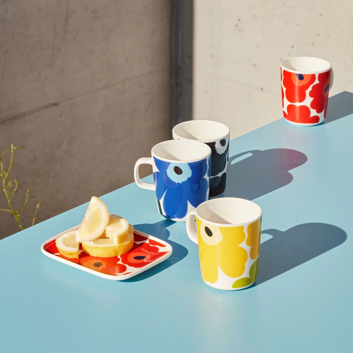 Marimekko Unikko Red Small Plate - Image 4