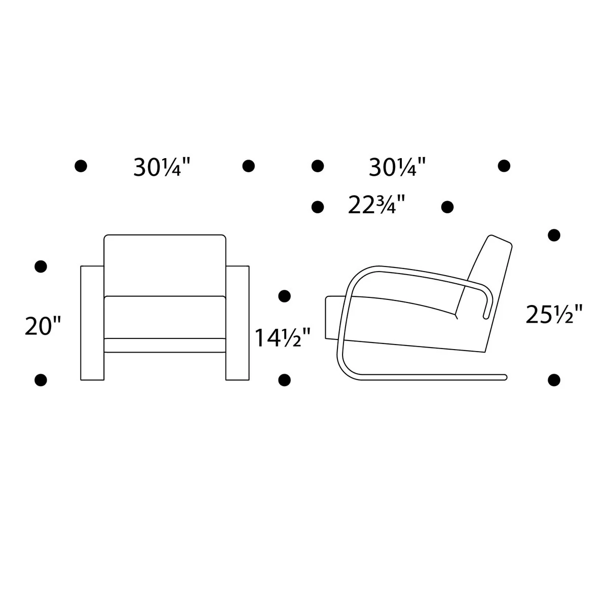 Artek Alvar Aalto 400 Lounge Chair - Fabric Upholstery - Image 3