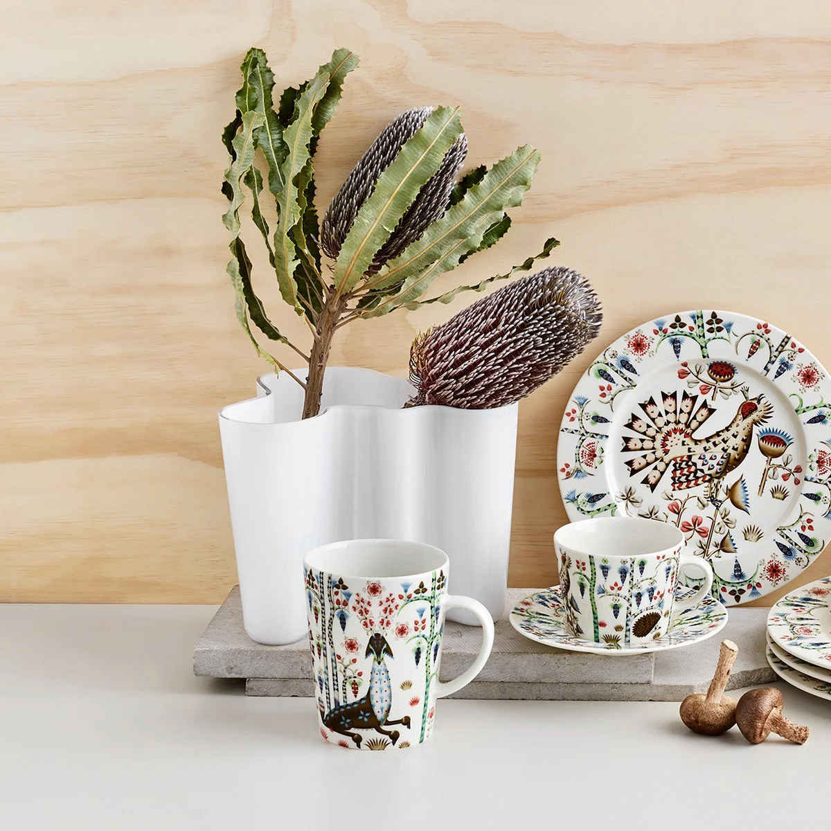 iittala Aalto White Vase - 6-1/4" - Image 2
